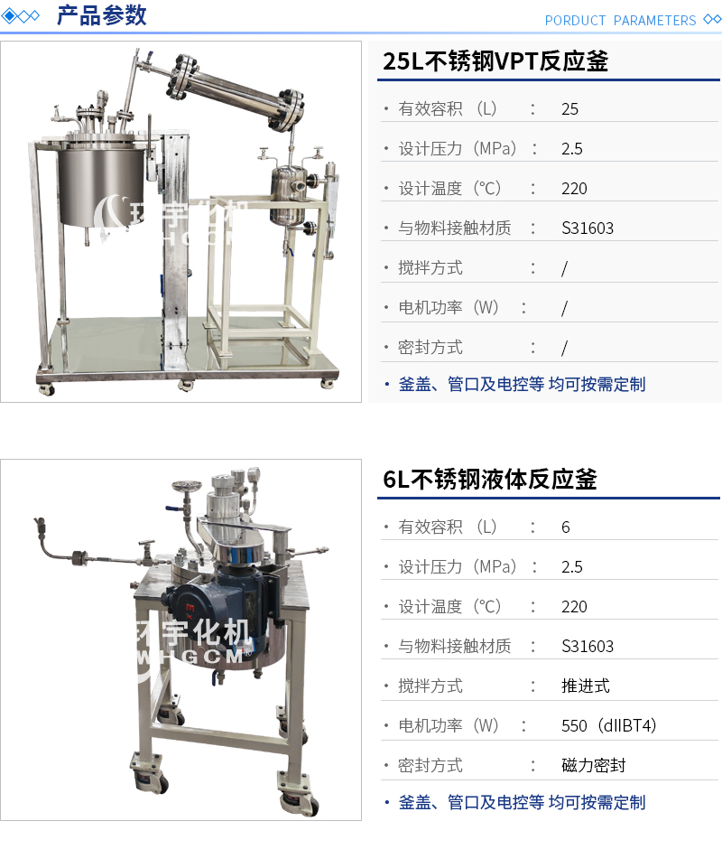 VPT反應釜系統(tǒng)集成